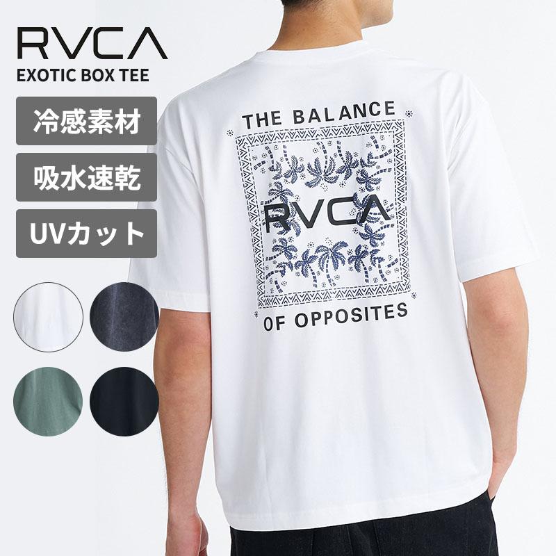 RVCA（ルーカ） メンズ 冷感 半袖Tシャツ EXOTIC BOX TEE UPF30