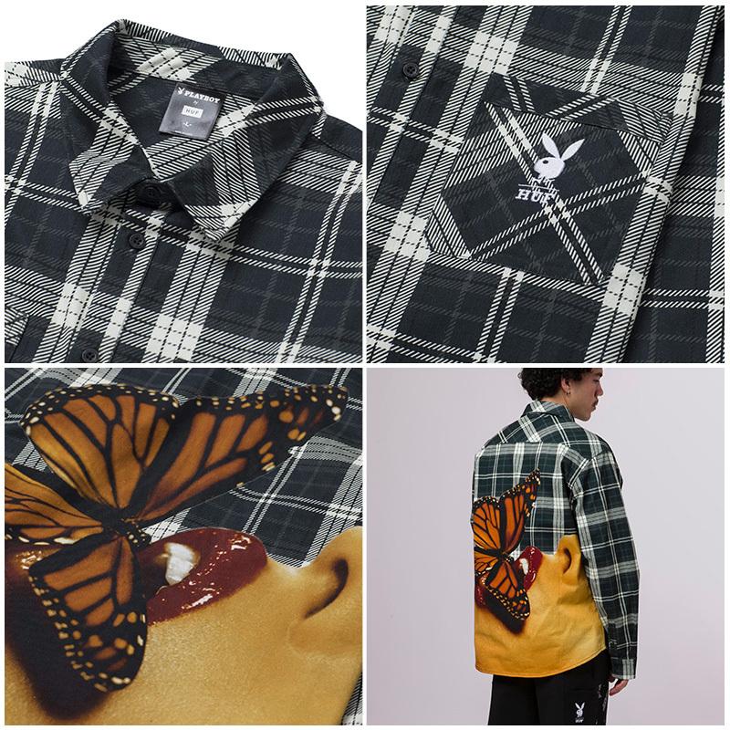 HUF（ハフ） 【並行輸入】ハフ HUF PLAYBOY MONARCH FLANNEL