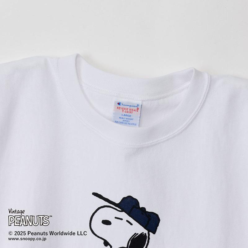 Champion チャンピオン メンズ ピーナッツコラボ 半袖Tシャツ