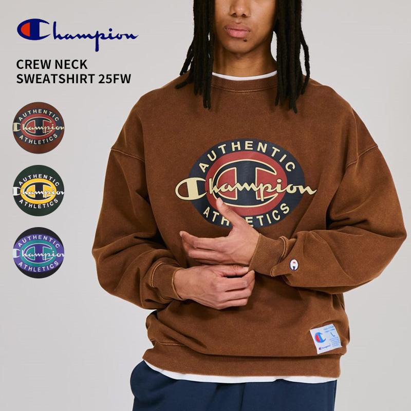 Champion DETROITロゴ スウェット M ブラウン 別注【Champion/チャンピオン】RW 11.5oz C/N スウェット（スウェット