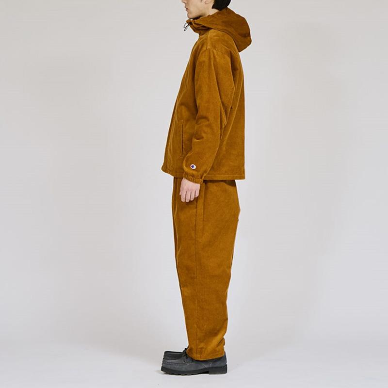 チャンピオン メンズ コーデュロイジャケット Champion フーデッドジップジャケット 25FW HOODED ZIP JACKET カジュアル 秋冬 M L XL C3-C606 Champion（チャンピオン） メンズ コーデュロイジャケット フーデッド