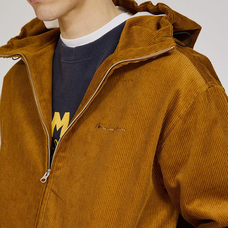 Champion（チャンピオン） メンズ コーデュロイジャケット フーデッド