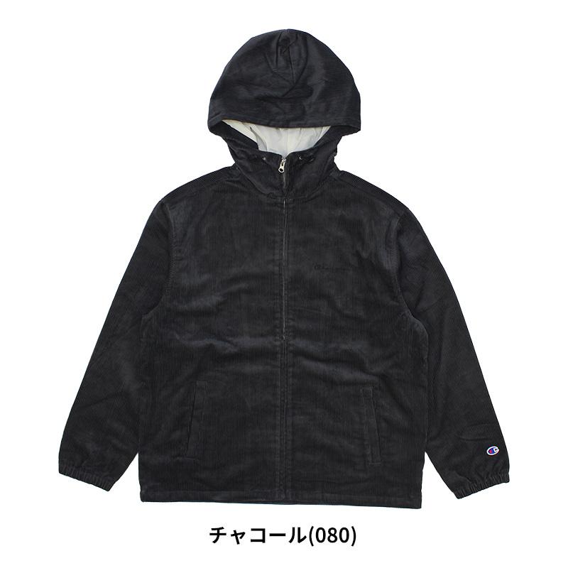 Champion（チャンピオン） メンズ コーデュロイジャケット フーデッド