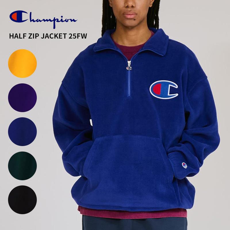Champion（チャンピオン） メンズ フリースジャケット ハーフジップ