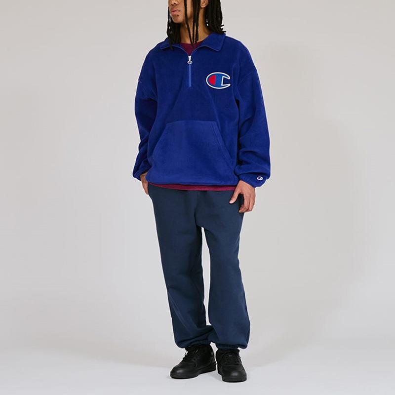 Champion（チャンピオン） メンズ フリースジャケット ハーフジップ