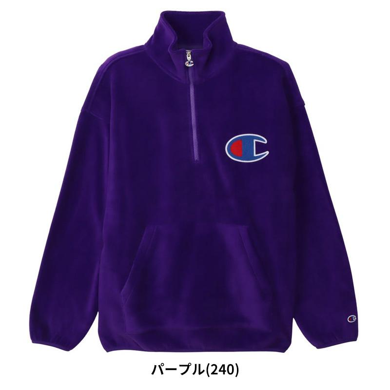 Champion（チャンピオン） メンズ フリースジャケット ハーフジップ