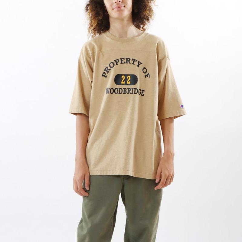 sculptor スポーティー 半袖Tシャツ ベージュ　サッカー sculptor スポーティー 半袖Tシャツ ベージュ サッカー - メルカリ