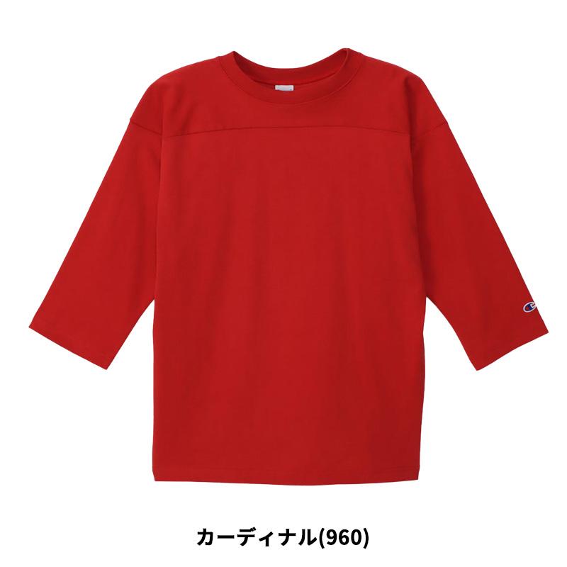 チャンピオン メンズ T1011 3/4スリーブフットボールTシャツ Champion