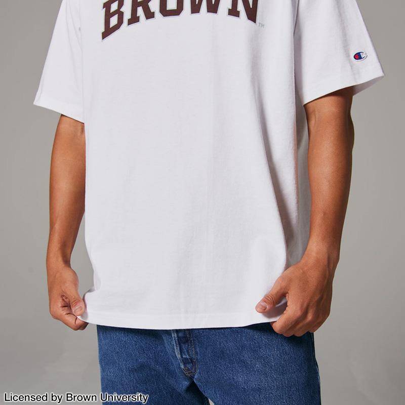 Champion（チャンピオン） T1011 メンズ 半袖Tシャツ ブラウン大学