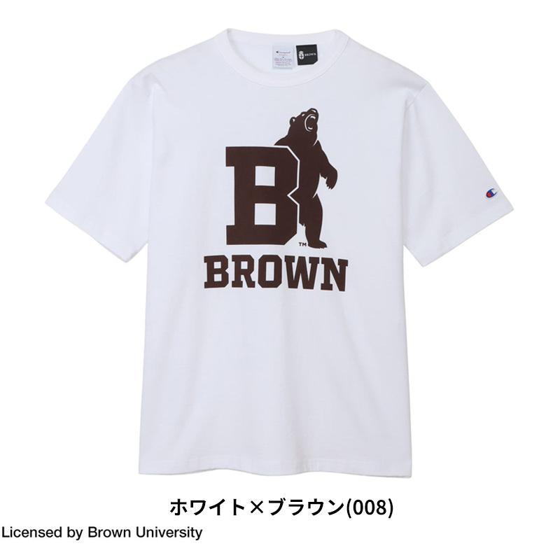 Champion（チャンピオン） T1011 メンズ 半袖Tシャツ ブラウン大学