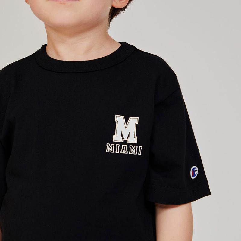 未使用 Babyl Tシャツ Mサイズ ブラック 2017 チャンピオン Champion キッズ 半袖Tシャツ 子供 ショートスリーブT
