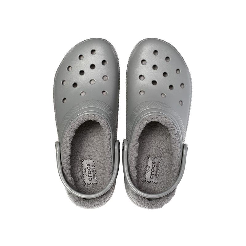 靴・ブーツ・サンダルその他 CROCS Classic Lined Clog Slate 203591-0EX cr-203591-0ex.jpg
