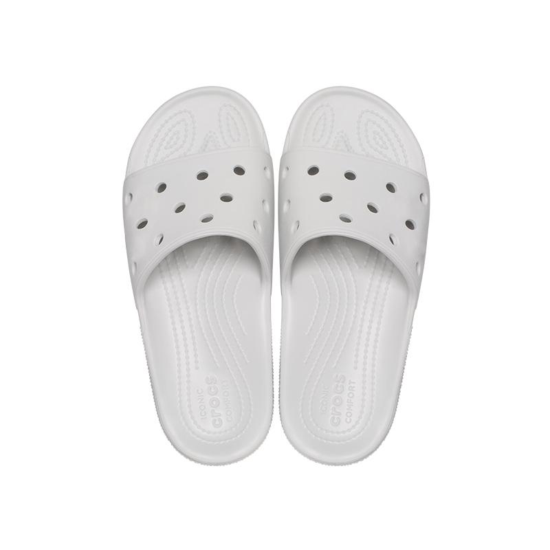 crocs クリーム色 スライドサンダル*6 crocs クロックス CROCS ストンプ スライド stomp slide メンズ