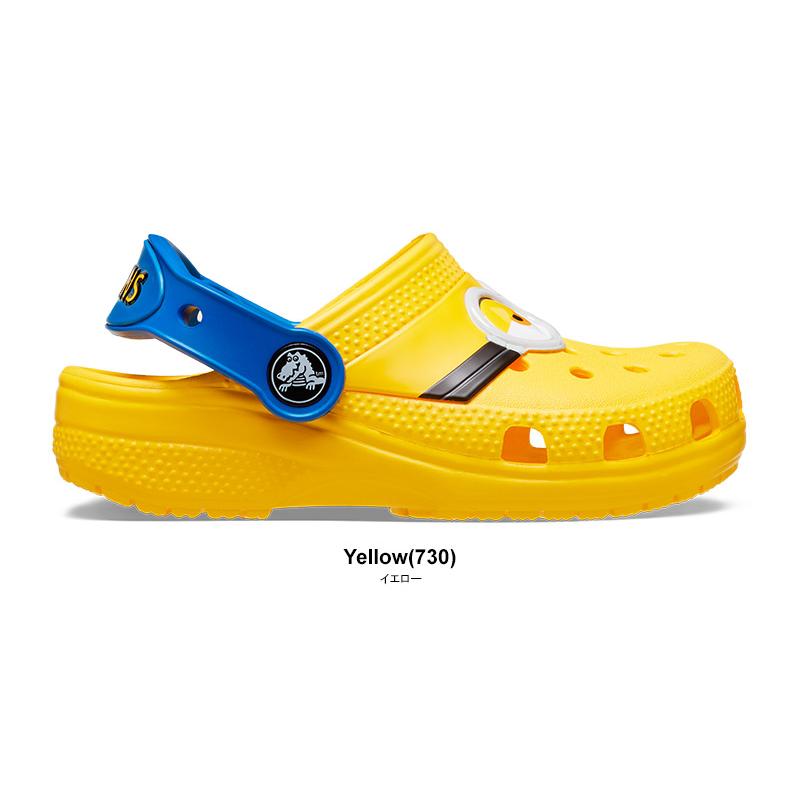 クロックス CROCS ファン ラブ クラシック アイアム ミニオンズ クロッグ トドラー fun lab classic I AM Minions clog t キッズ サンダル 子供用｜neo｜03