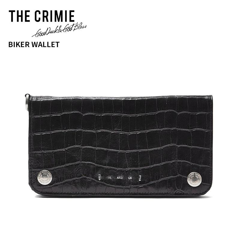 THE CRIMIE ブラックレザー長財布 CRIMIE（クライミー） メンズ レザーウォレット 長財布 THE CRIMIE
