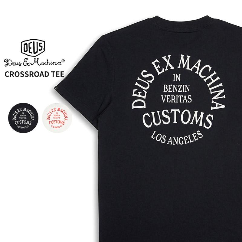 【並行輸入】デウスエクスマキナ Deus EX Machina 半袖Tシャツ CROSSROAD TEE メンズ 半袖 Tシャツ メンズ | DEUS EX MACHINA