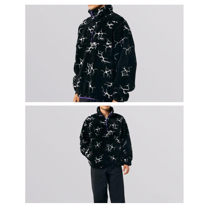 HUF アウター　フリース HUF（ハフ） 【並行輸入】ハフ HUF QUAKE SHERPA 1 4 ZIP FLEECE