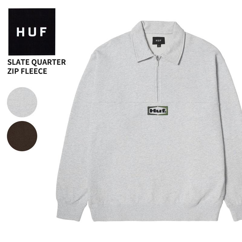 HUF ハフ メンズ ハーフジップ スウェット SLATE QUARTER ZIP HUF ハフ メンズ ハーフジップ スウェット SLATE QUARTER ZIP