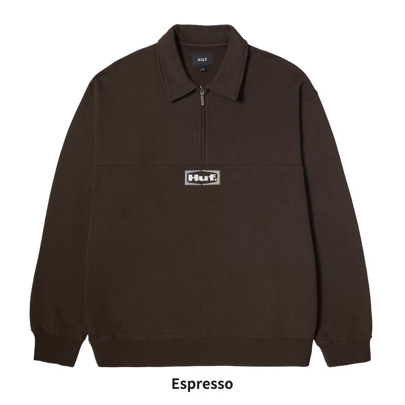 HUF ハフ メンズ ハーフジップ スウェット SLATE QUARTER ZIP HUF ハフ メンズ ハーフジップ スウェット SLATE QUARTER ZIP