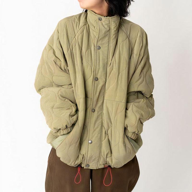 ジムマスター ユニセックス アウター gym master リップストップキルティングスタンドJKT 秋 冬 防寒 g433790 gym master（ジムマスター） ユニセックス アウター リップストップ