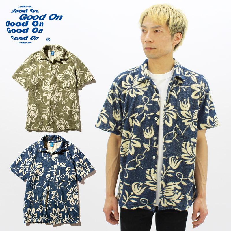 GOOD ON（グッドオン） Good On RETRO FLOWER DOUBLE PILE S S OPEN