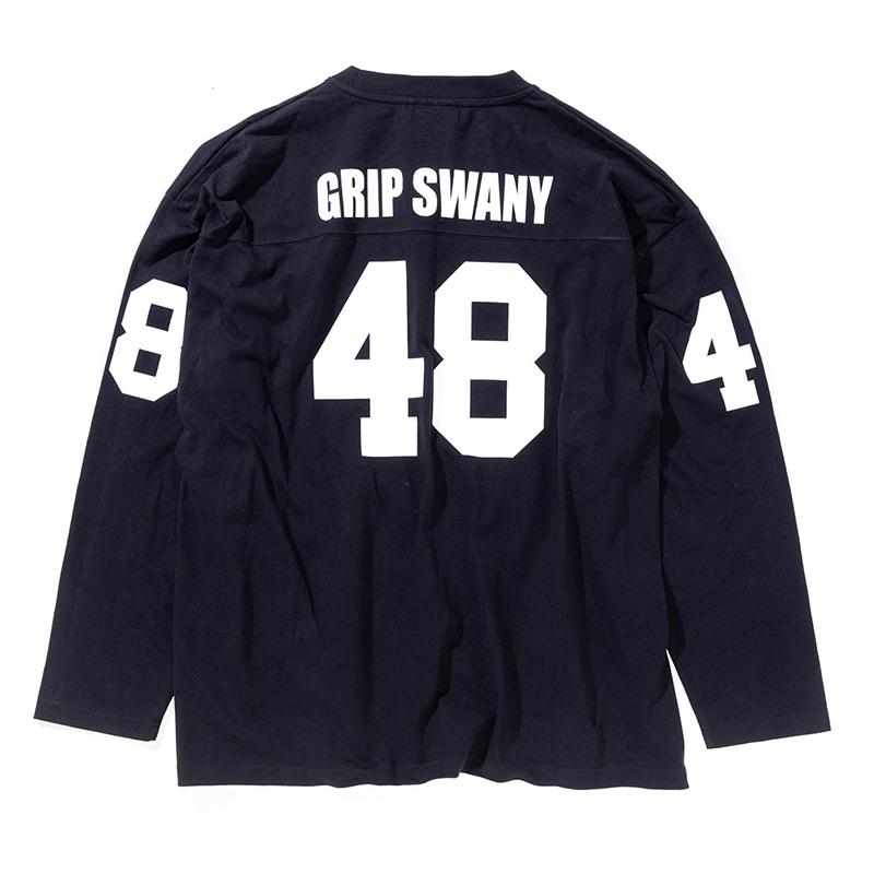 美品♡FRAMeWORK♡HOSE CLOTH スイングトップ　クリーニング済 GRIP SWANY（グリップスワニー） メンズ 7分袖Tシャツ フットボール T