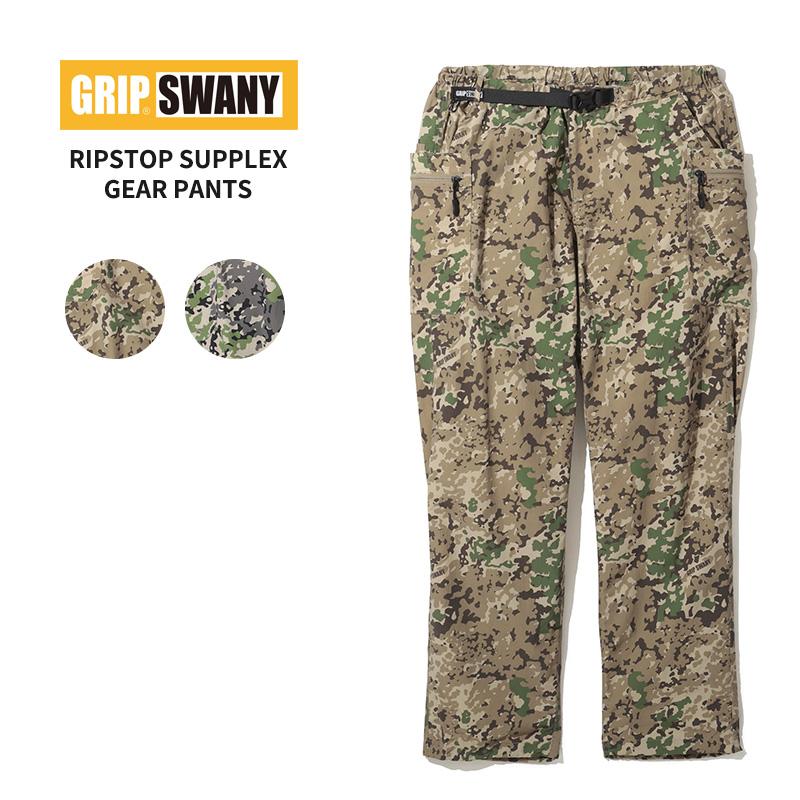 GRIP SWANY（グリップスワニー） メンズ 軽量 カモ柄ロングパンツ