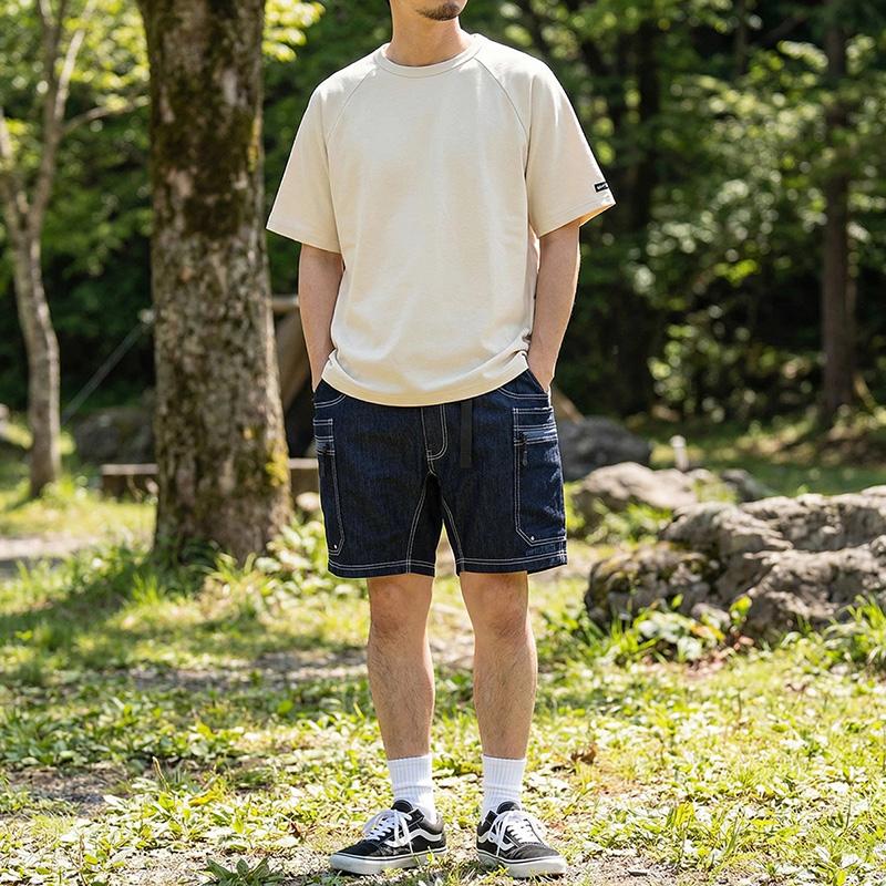 GRIP SWANY（グリップスワニー） メンズ 軽量 デニムショートパンツ