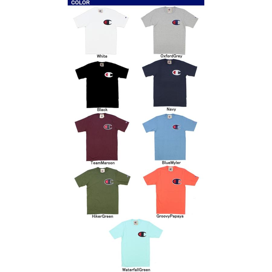 チャンピオン Champion  C アップリケ Tシャツ Heritage Tee C Applique S/SL   gt19-y06820  メンズ 半袖 Tシャツ [AA-2]｜neo｜11