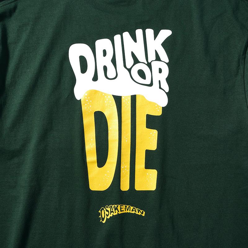 ヒルズフィールド メンズ 半袖Tシャツ HILLS FIELD ドリンク オア ダイ