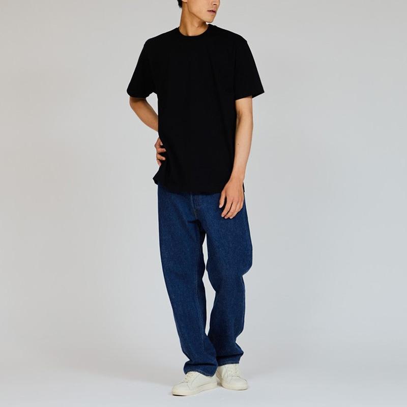 Hanes（ヘインズ） 半袖Tシャツ クロ 黒T メンズ 半袖Tシャツ クルー