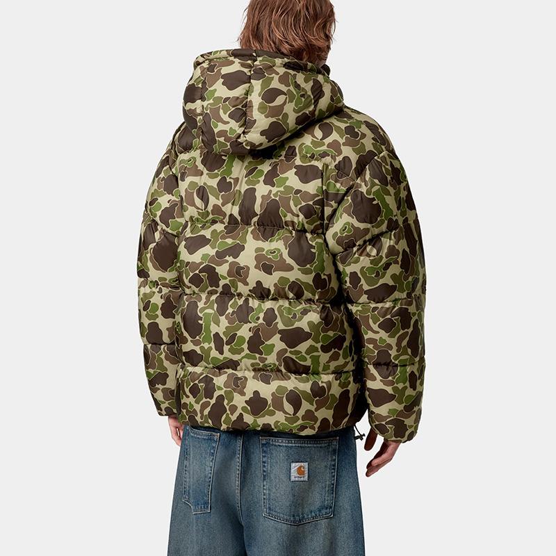 カーハート ダブリューアイピー メンズ 中綿 カモ柄 ジャケット  Carhartt WIP トロントジャケット アウター ワークウェア I033920の画像
