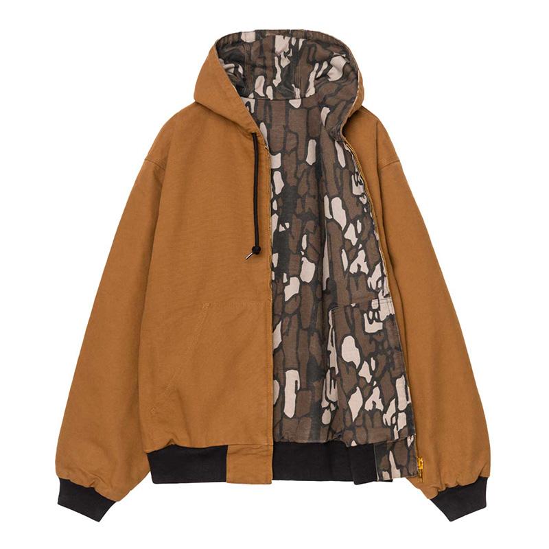 カーハート ダブリューアイピー メンズ リバーシブル ジャケット Carhartt WIP 50周年記念 アクティブジャケット キャンバス アウター ワークウェア I036412の画像