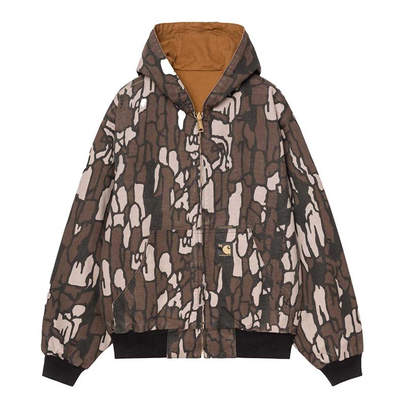 カーハート ダブリューアイピー メンズ リバーシブル ジャケット Carhartt WIP 50周年記念 アクティブジャケット キャンバス アウター ワークウェア I036412の画像