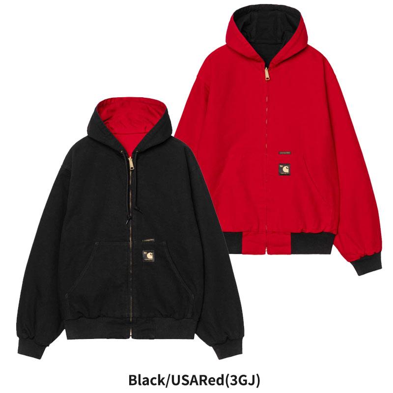 カーハート ダブリューアイピー メンズ リバーシブル ジャケット Carhartt WIP 50周年記念 アクティブジャケット キャンバス アウター ワークウェア I036412の画像