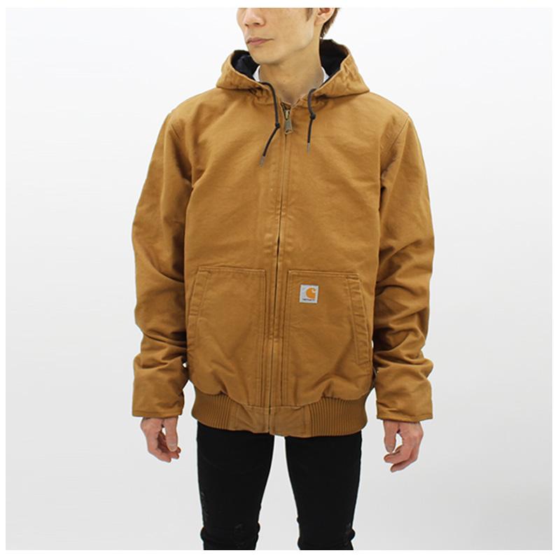 カーハート ウォッシュド ダック アクティブ ジャケット パーカー キャメル Carhartt 【並行輸入】カーハート WASHED DUCK INSULATED ACTIVE