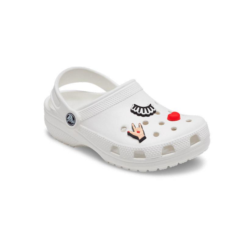 ジビッツ クロックス CROCS jibbitz ガーリー ロックオン 3個