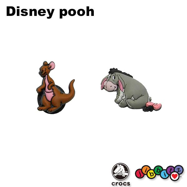 クロックス Crocs ジビッツ Jibbitz クマのプーさん Disney Pooh シューズアクセサリー ディズニー ゆうパケット可 Red 小物 2