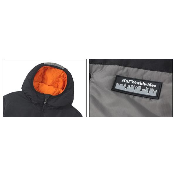 新品未使用　HUF 中綿ジャケット　TAOS Reversible HUF（ハフ） 【並行輸入】 TAOS REVERSIBLE PUFFER JACKET