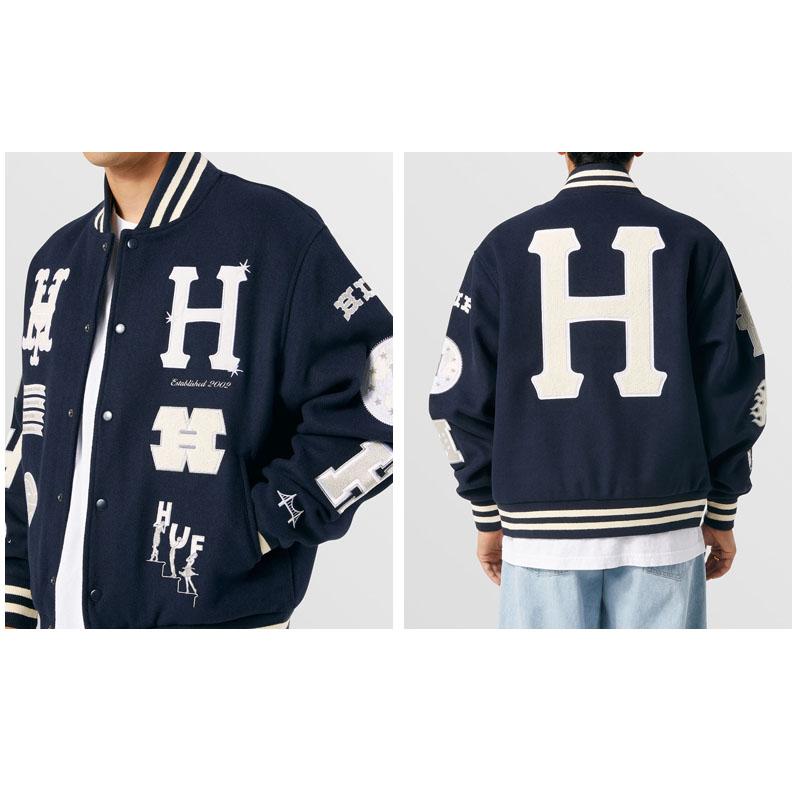 HUF（ハフ） 【並行輸入】ハフ HUF 20 YEAR CLASSIC H VARSITY JACKET