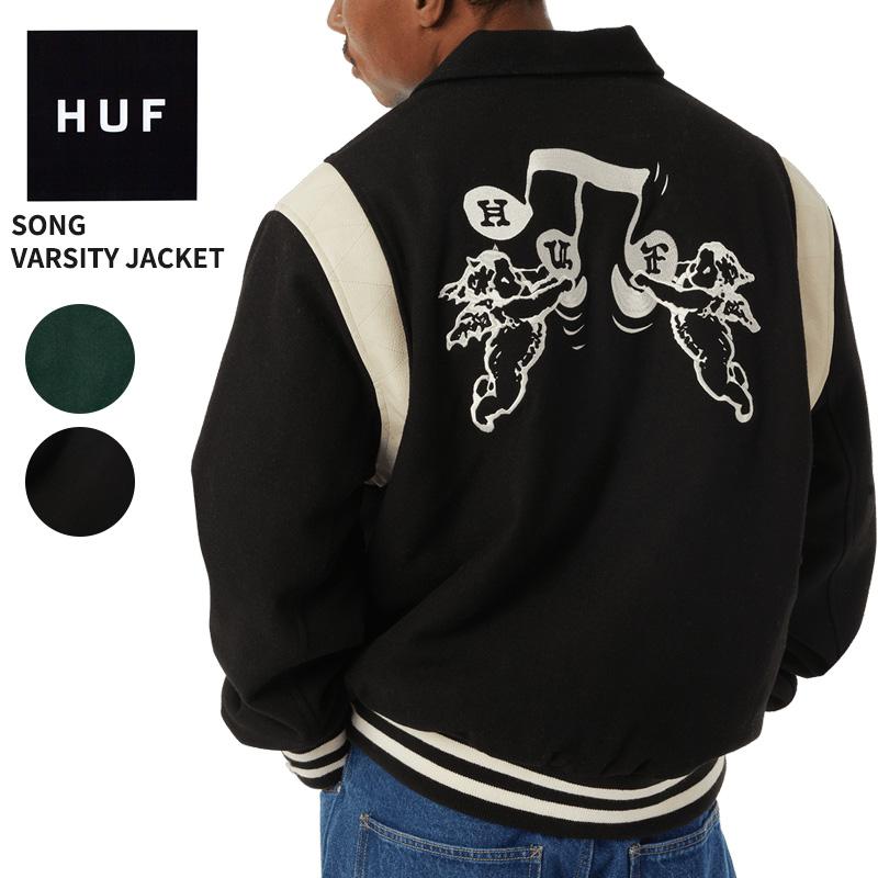HUF SONG VARSITY JACKET スタジャン　バーシティジャケット HUF ハフ ソングバーシティジャケット SONG VARSITY JACKET (HUF