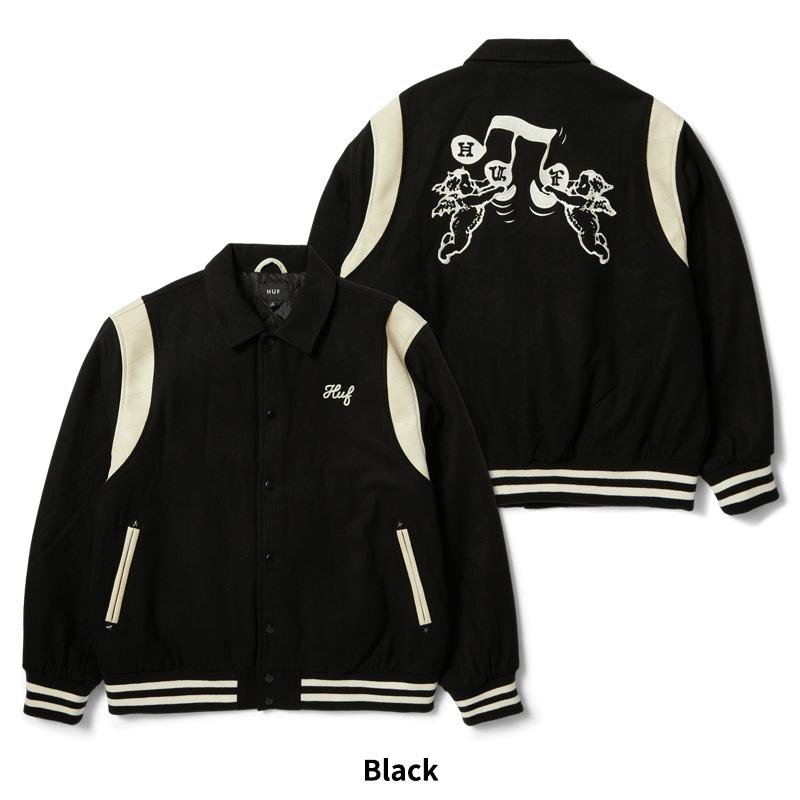 HUF 【並行輸入】ハフ メンズ スタジャン Song Varsity Jacket