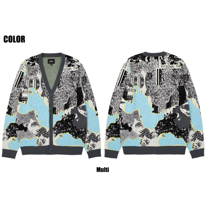 HUF 【並行輸入】ハフ HUF) MASHUP CARDIGAN SWEATER ニット