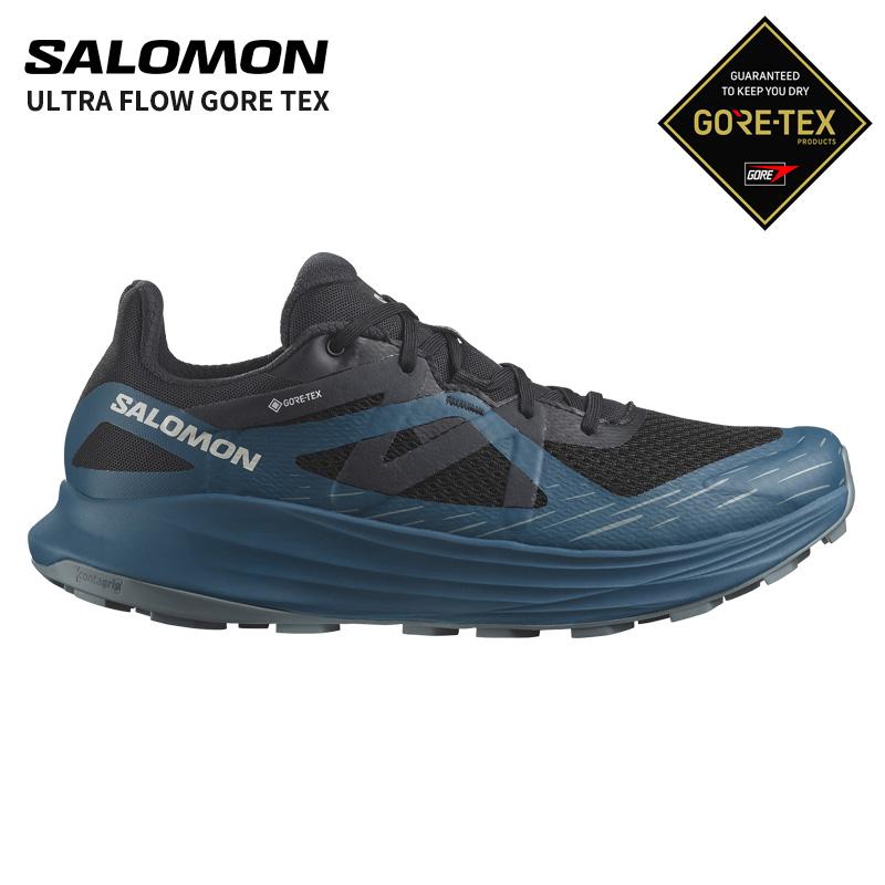 サロモン メンズ 超軽量 スニーカートレイルランニングシューズ  SALOMON ウルトラ フロー ゴアテックス L47473900 SALOMON（サロモン） メンズ 超軽量 スニーカートレイルランニング