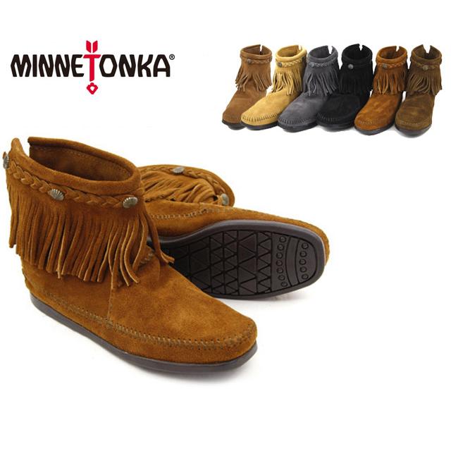 アウトレット】MINNETONKA Hi Top Back Zipper Boot ミネトンカ ハイ