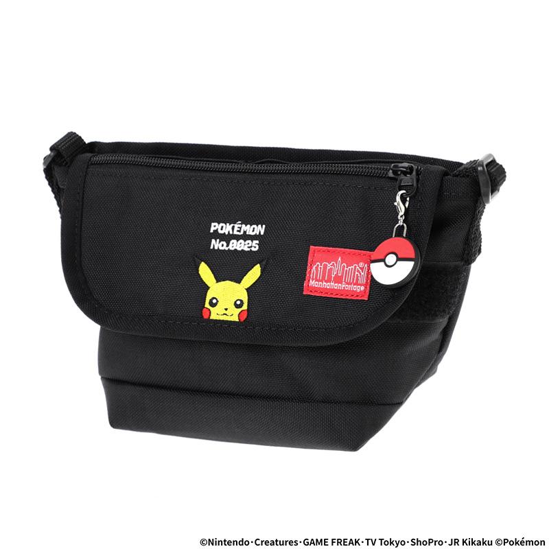 マンハッタンポーテージ ポケモン キッズ ショルダーバッグ 斜めがけ Manhattan Portage Nylon Messenger Bag for Kids Pok?mon ピカチュウ MP1602FZP2PIKACHU 子供用 Manhattan Portage（マンハッタンポーテージ） ポケモン キッズ