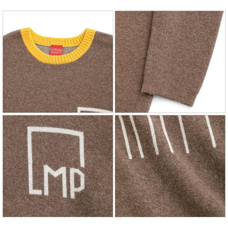 マンハッタン ポーテージ Manhattan Portage Crew Neck Jacquared Knit (MP-M505) ニット ジャガード セーター/ [AA]｜neo｜09