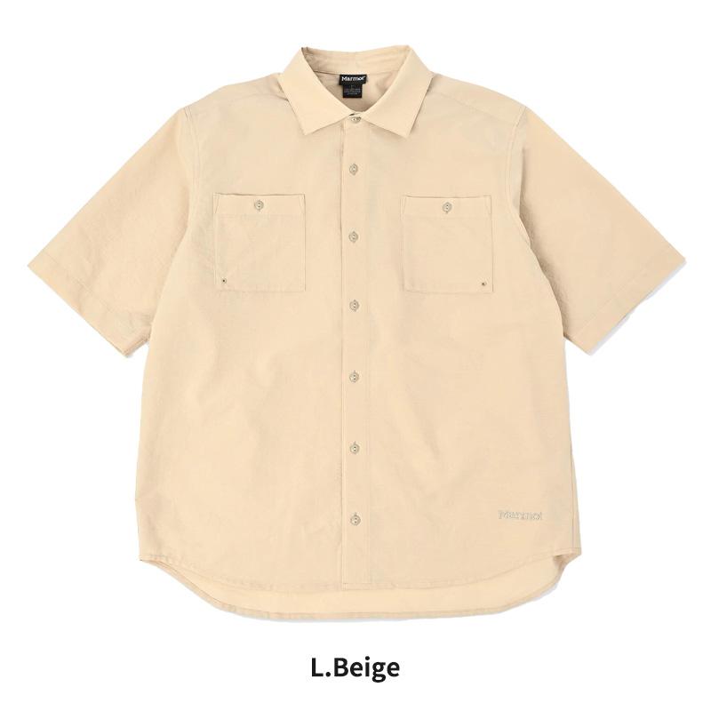 (取寄) マーモット メンズ ウィンドリッジ ショート スリーブ Marmot men Windridge Short Sleeve White Marmot（マーモット） メンズ ストレッチ 半袖シャツ 通気性 MARMOT DA