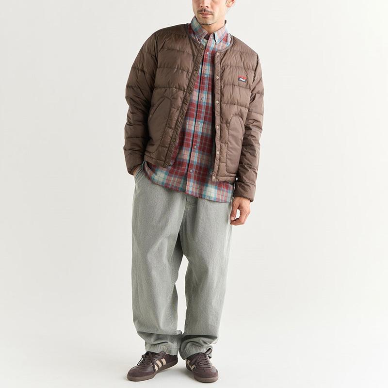 ナンガ メンズ 薄手 ダウンカーディガン NANGA  ATLダウン カーディガン ATL DOWN CARDIGAN アウター 冬 N2530-0E973Aの画像
