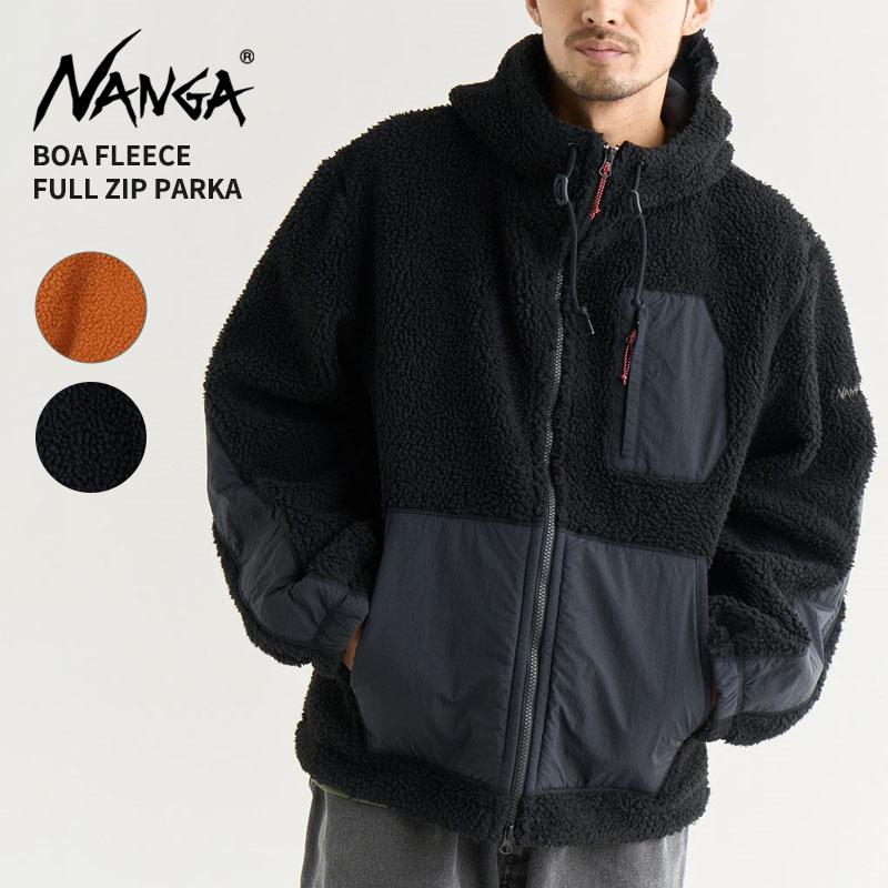 NANGA（ナンガ） メンズ ボアジャケット ボア フリース フルジップ
